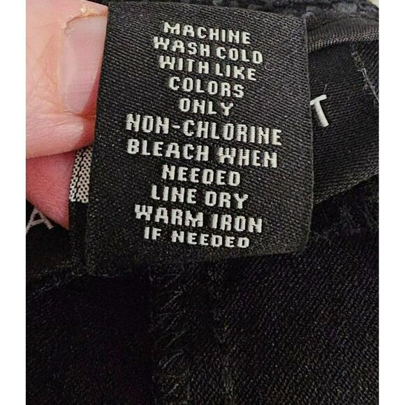 Lane Bryant Black Python Snakeskin Dress Pants 28W Ankle - Picture 4 of 6